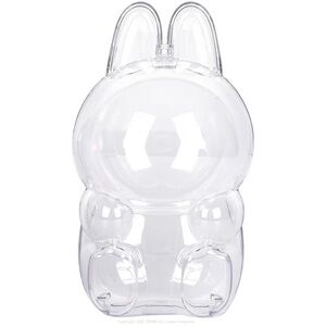 Protective Case Compatible with LABUBU Have a Seat Display Box Hard & Key Chain